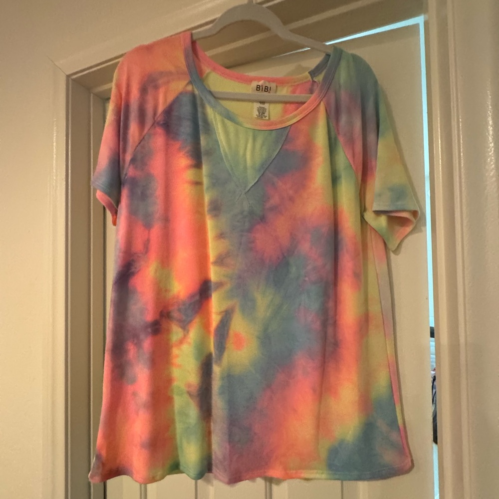 Bibi Women's Tie-Dye Top - Multicolor